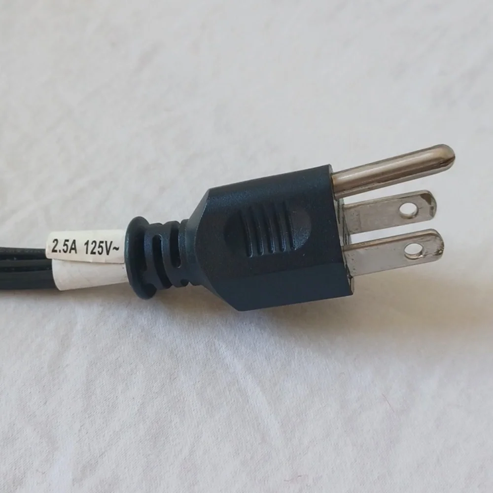 Dell AC/DC Laptop Adapter 19.5V & Power Cord Black Model DA130PE1-00